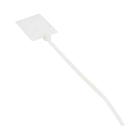 Cincho Para Identificación, 130 Mm De Largo, Área De Marcado De 19.1 X 26.4 Mm, Nylon 6.6, Color Natural, Bolsa De 100Pz