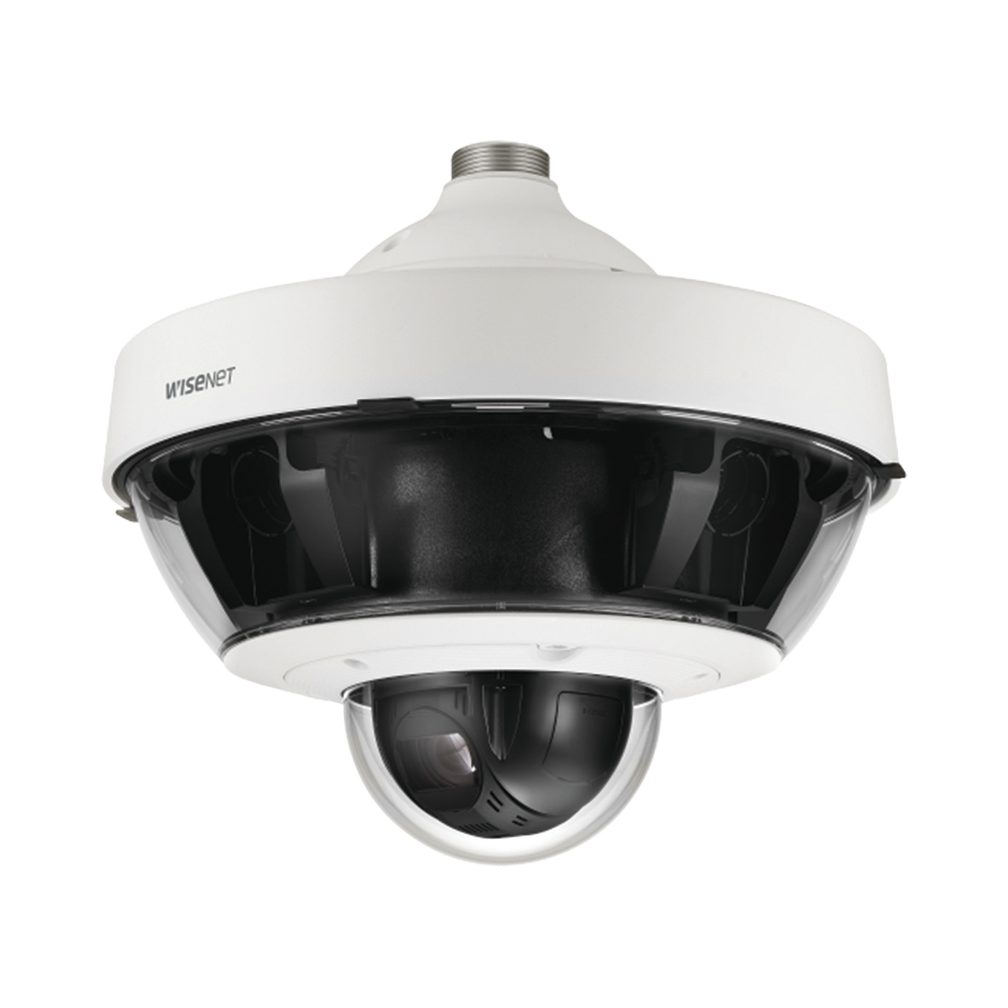 Cámara Ip Multisensor 8 - 20 Mp (4 Sensores De 2 O 5 Mp) Lentes Intercambiables Con Ptz 2 Mp 32X / Hasta 5 Tarjetas Sd De 256 Gb / Wdr De Hasta 150Db / Ip66 / Ik10