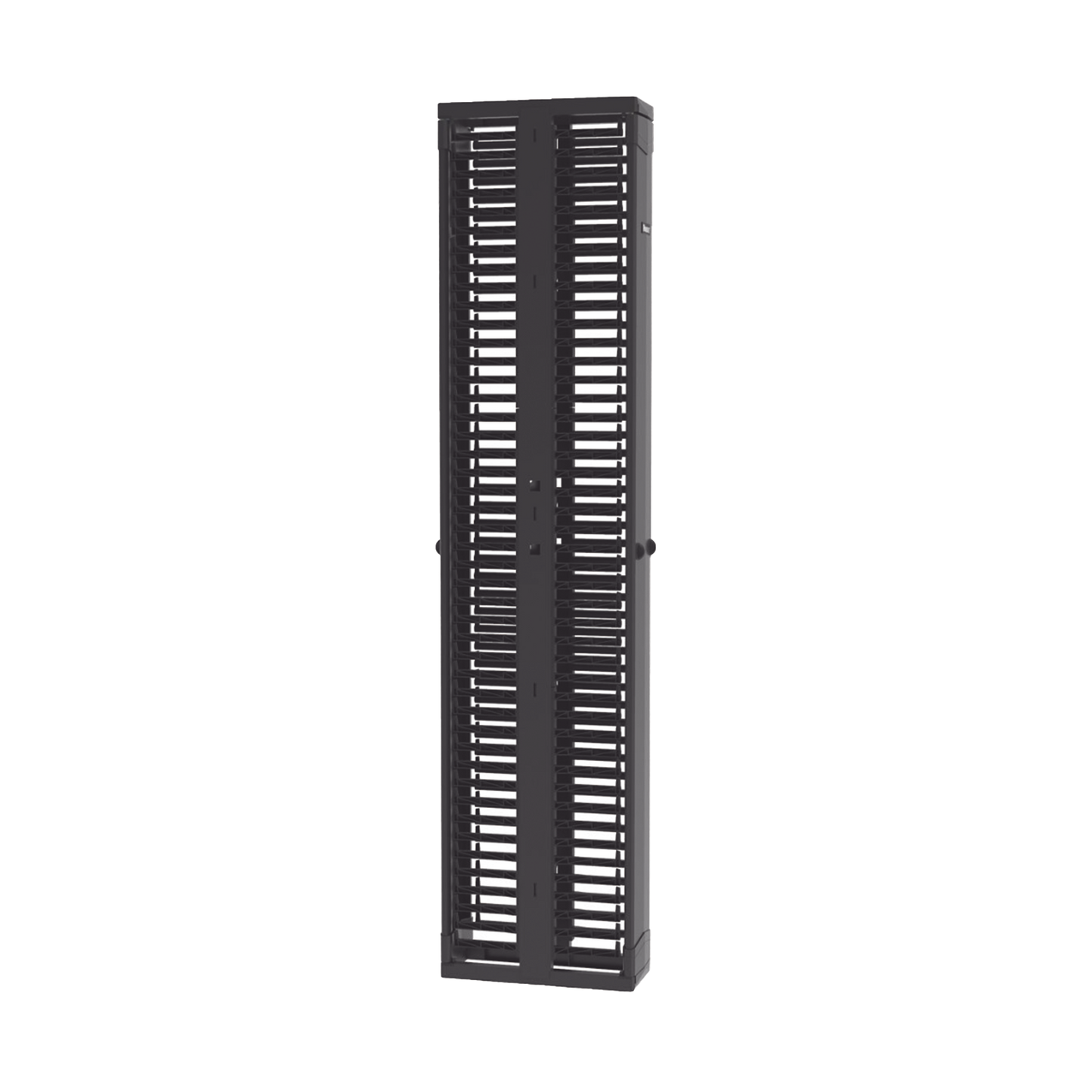 Organizador Vertical Doble Patchrunner™, Para Rack Abierto De 45 Unidades, 8In De Ancho, Color Negro