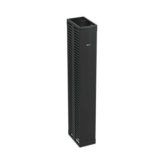 Organizador Vertical Doble Patchrunner™, Para Rack Abierto De 45 Unidades, 12In De Ancho, Color Negro