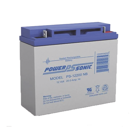 Batería de Respaldo UL de 12V 20AH / Ideal para Sistemas de Detección de Incendio / Control de Acceso / Intrusión / Videovigilancia / Terminales Tipo NB