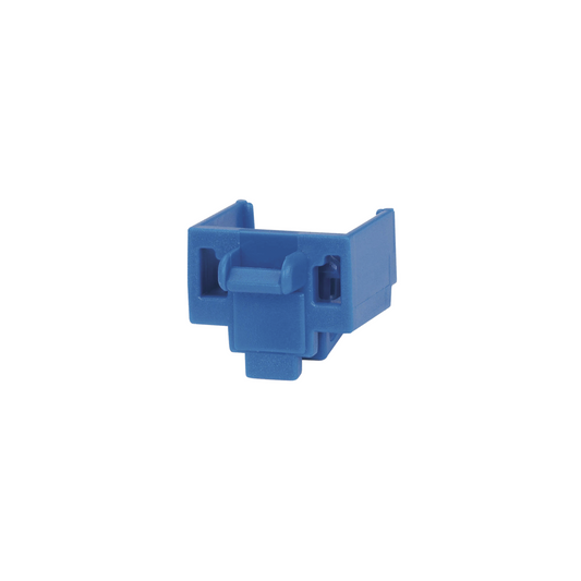 Kit De 10 Dispositivos Para Bloquear Puertos Rj45, Color Azul, Incluye Llave De Extracción