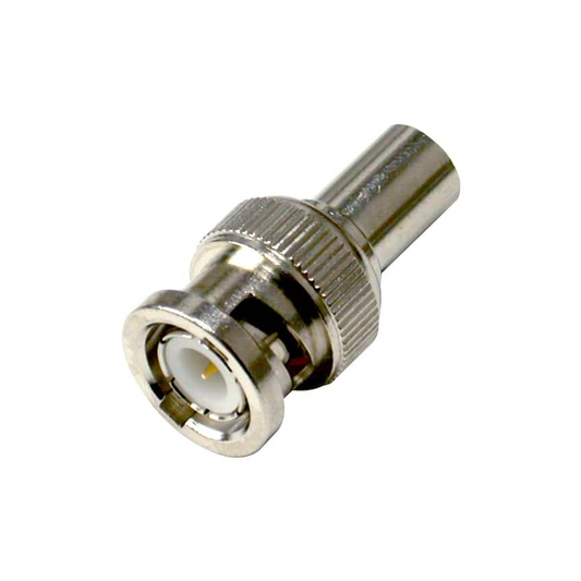 Carga Coaxial Terminal De 75 Ohm Para Cctv, 1/2 Watt, En Conector Bnc Macho, Níquel/ Oro/ Teflón.