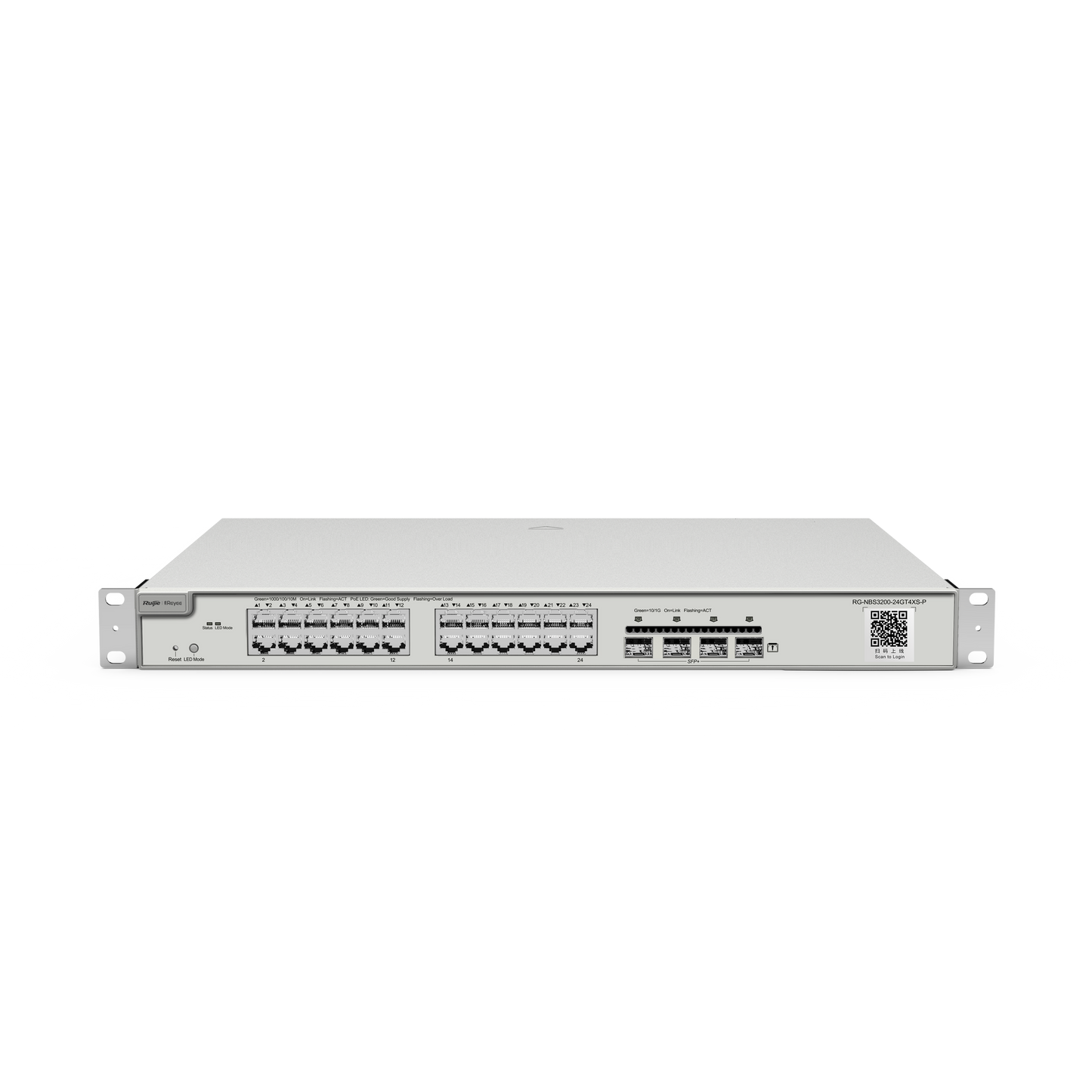 Switch Administrable Cloud 24 Puertos Gigabit Poe 802.3Af/At 370W