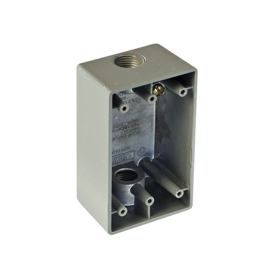 Caja Condulet Fs De 3/4" (19.05 Mm) Con Dos Bocas A Prueba De Intemperie.