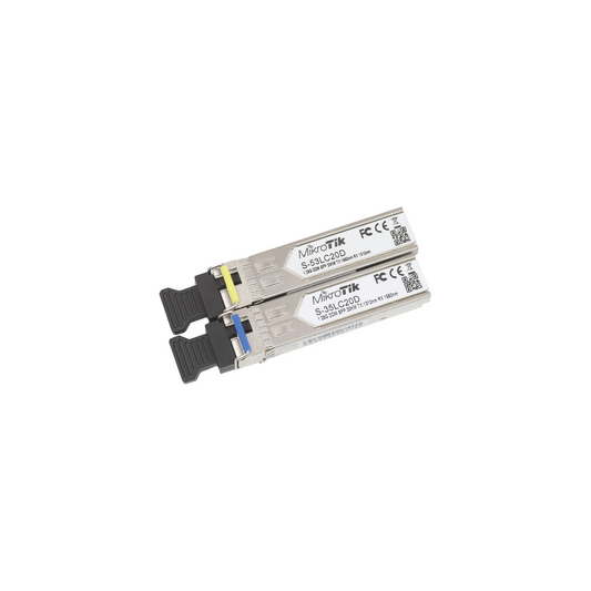 Transceptores Minigbic Sfp 1.25G Lc Wdm Para Fibra Mono Modo 20 Kms