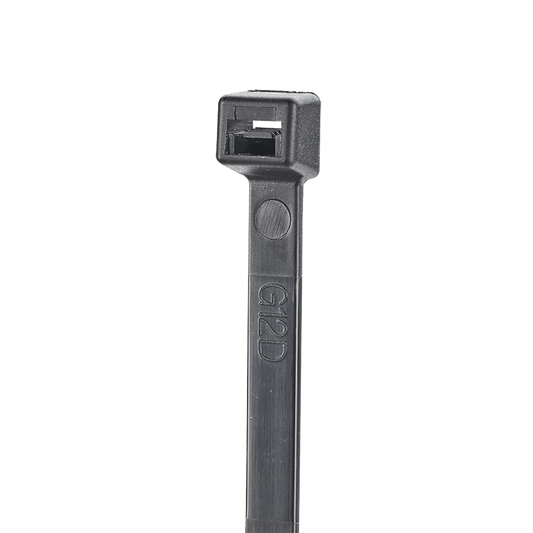 Cincho De Nylon 6.6 Stronghold™, De 100Mm De Largo, Color Negro, Exterior Resistente A Rayos Uv, Paquete De 100Pz