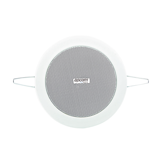 Altavoz 4" | Montaje En Techo | 3 - 6W | 70/100V | Frente Metálico | Resistente A Humedad