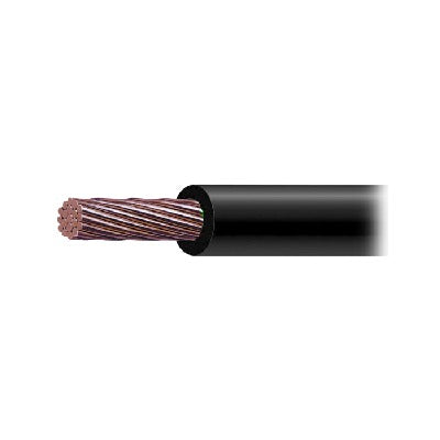 Cable De Cobre Recubierto Thw-Ls Calibre 1/0 Awg 19 Hilos Color Negro (100 Metros).