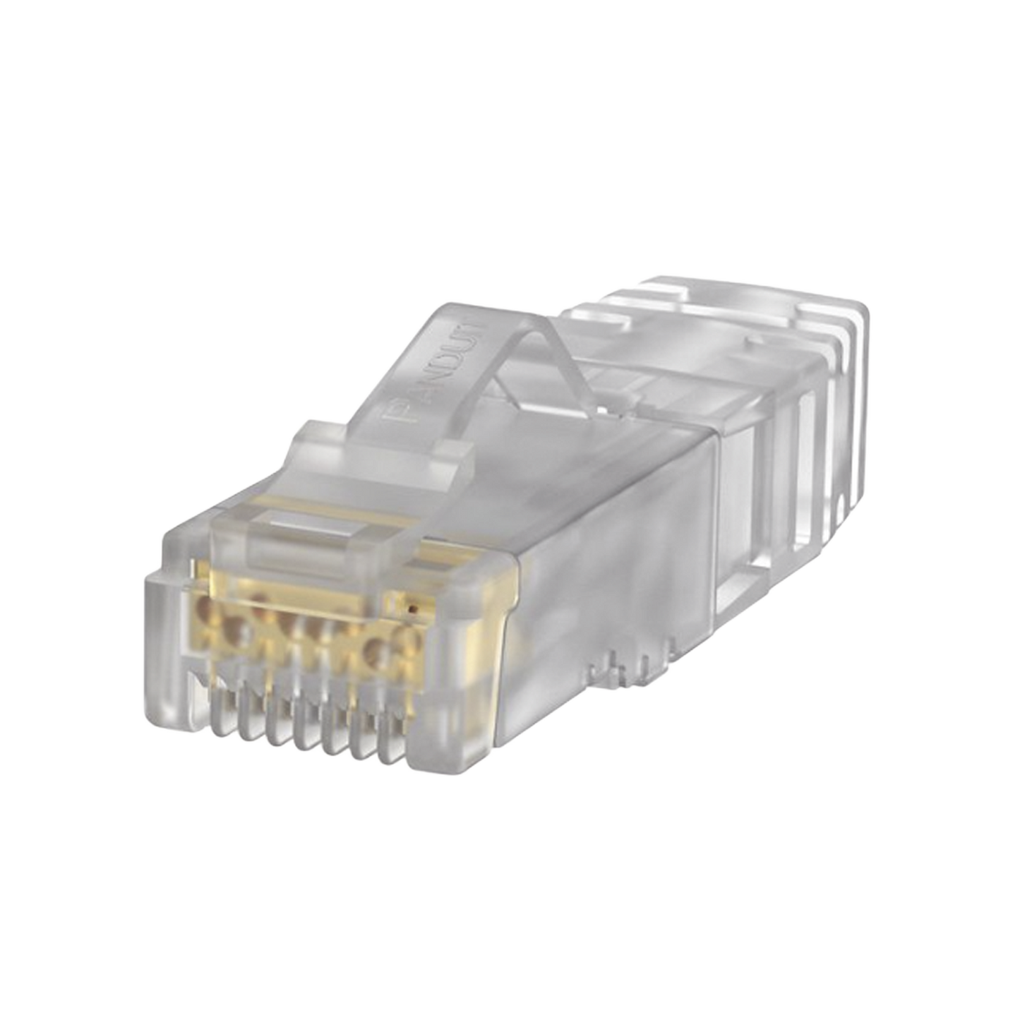 Plug Rj45 Cat6A, Para Cable Utp De Calibre 23-24 Awg, Chapado En Oro De 50 Micras, Bolsa De 100 Piezas