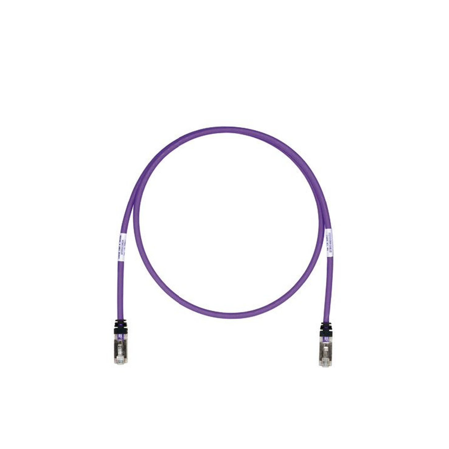 Patch Cord Cat6A, Blindado S/Ftp, Cm/Ls0H, 13Ft, Color Violeta