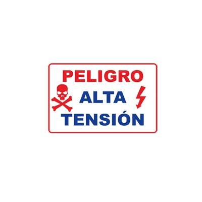 Letrero De Peligro Para Cercas Electrificadas, De Alta Durabilidad Y Fácil Instalación.