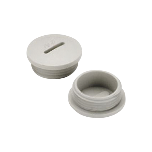Tapón Roscado De 1/2" Para Caja Cuadrada A Prueba De Intemperie.