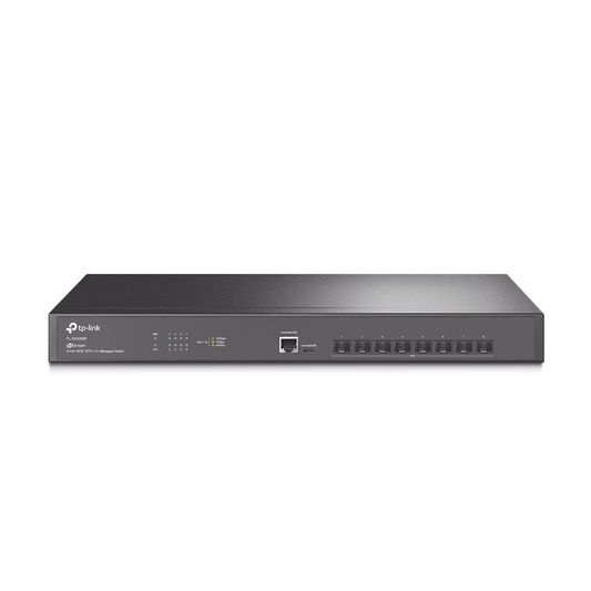Switch PoE+ JetStream SDN Administrable 28 puertos 10/100/1000 Mbps + 4 puertos SFP, 24 puertos PoE, 384W, administración centralizada OMADA SDN