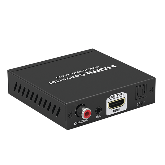 Separador De Audio Hdmi A Spdif + R/L + Coaxial. / Separa El Audio Del Contenido Hdmi Y Disfruta Sonido Con Más Potencia