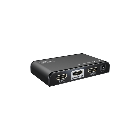 Divisor De Señal De Video En Hdmi / 1 Entrada Y 2 Salidas De Video (Simultanea) / Hdmi Versión 2.0 / Soporta 4K - 2K - 1080P