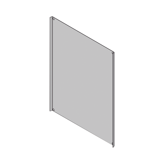 Placa Interior Trasera Metálica Para Gabinete Txg-0149