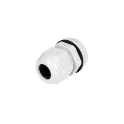 Conector Plástico Gris Tipo Glándula Para Cable De 10 A 14 Mm De Diámetro.