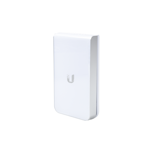 Access Point Unifi Doble Banda Cobertura 180º, Mi-Mo 2X2 Diseño Placa De Pared Con Dos Puertos Adicionales, Hasta 100 Usuarios Wi-Fi