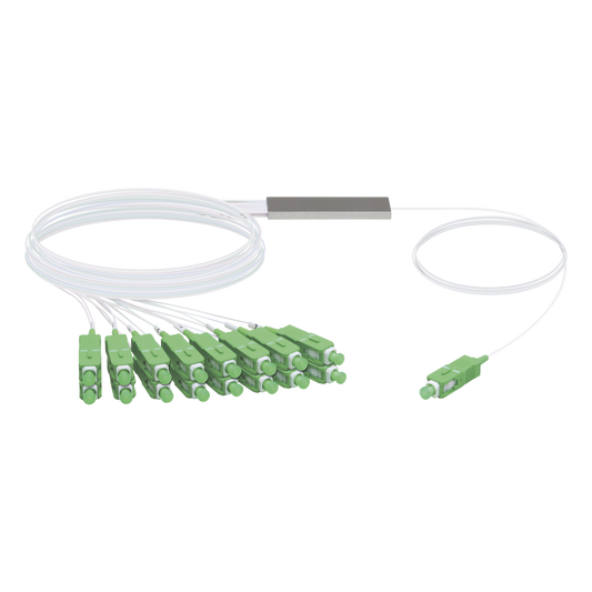 Ufiber Splitter (Divisor Óptico) Plc 1 X 16, Con Conectores Sc/Apc