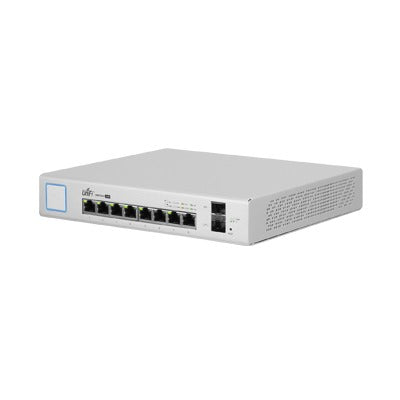 Switch Unifi Administrable De 8 Puertos Gigabit Poe+ 802.3At/Af Y Poe Pasivo 24V.