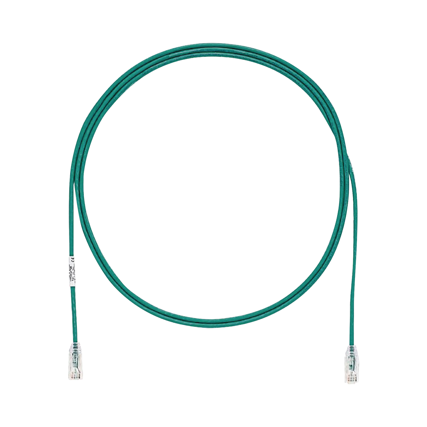 Cable De Parcheo Tx6, Utp Cat6, Diámetro Reducido (28Awg), Color Verde, 5Ft