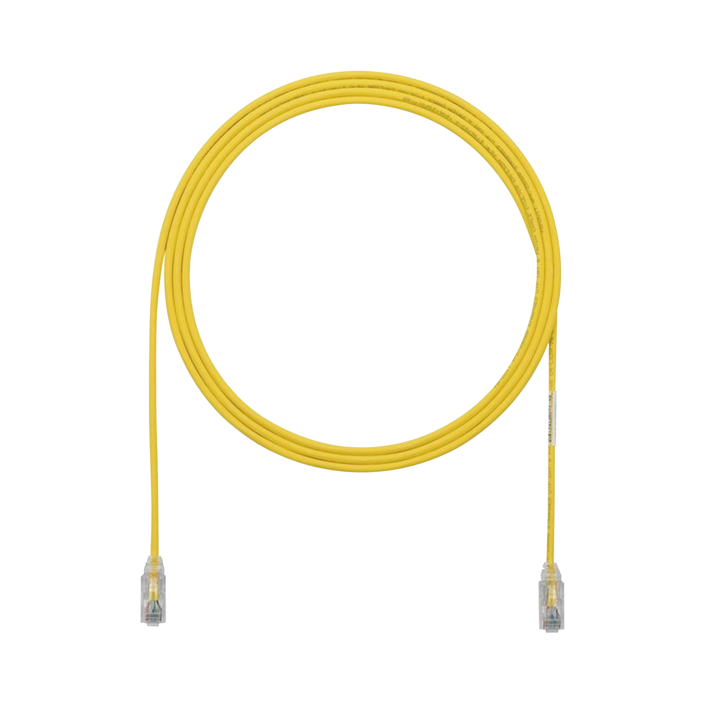 Cable De Parcheo Tx6, Utp Cat6, Diámetro Reducido (28Awg), Color Amarillo, 7Ft