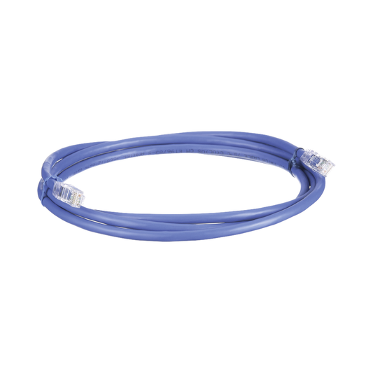 Cable de Parcheo UTP, Cat6A, 24 AWG, CM, Color Blanco, 1ft