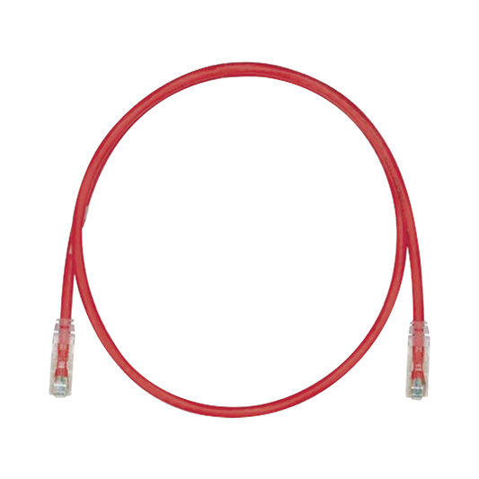 Cable De Parcheo Tx6, Utp Cat6, 24 Awg, Cm/Lszh, Color Rojo, 3Ft