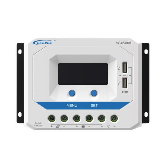 Controlador Solar De Carga Pwm 12/24/36/48 V 45 A, Salida Usb, Con Display