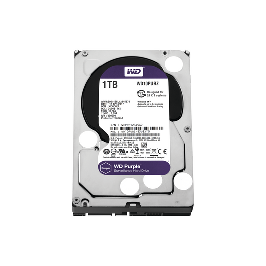 Disco Duro Purple De 1Tb / 3 Años De Garantía / Para Videovigilancia