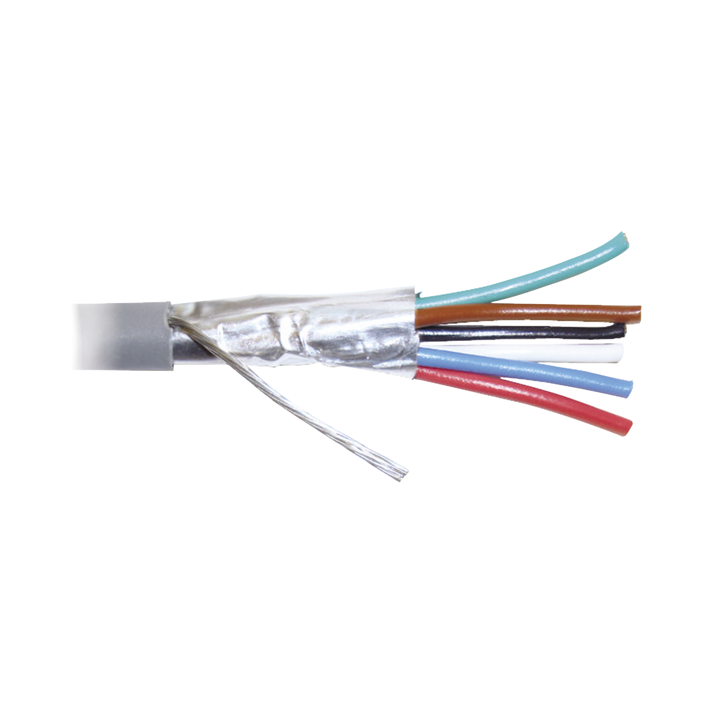 Bobina De 305 Metros De Cable 8 Conductores, 22 Awg, Tipo Cmr, De Color Gris Para Aplicaciones En Alarmas De Intrusión /Control De Acceso/Interfonos Y Tv Porteros/Automatización/Audio Y Voceo.